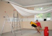 Способ установки натяжных потолков