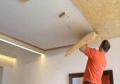 Как сделать шумоизоляцию натяжного потолка?